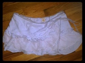 Lavender Hollister wrap mini skirt